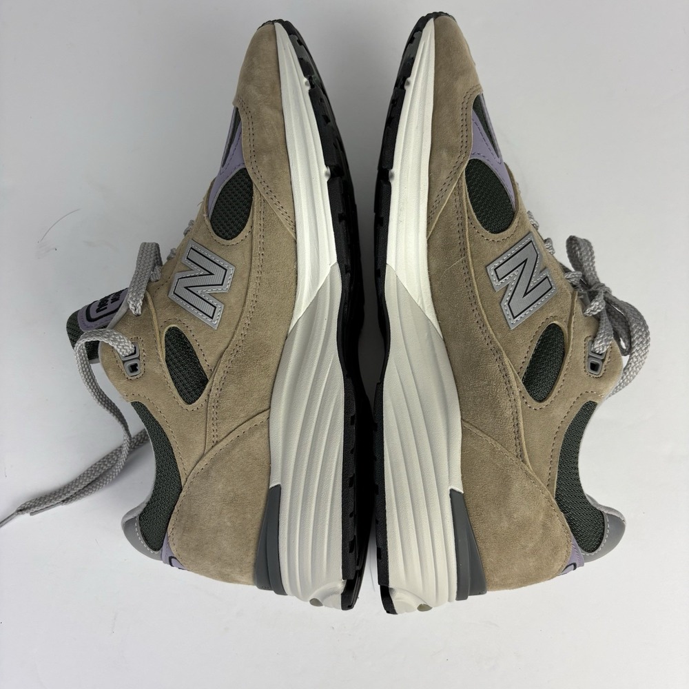 New Balance U991DL2 Gray Green Purple White Sneakers Men's US10 Make In England - Picture 14 of 16